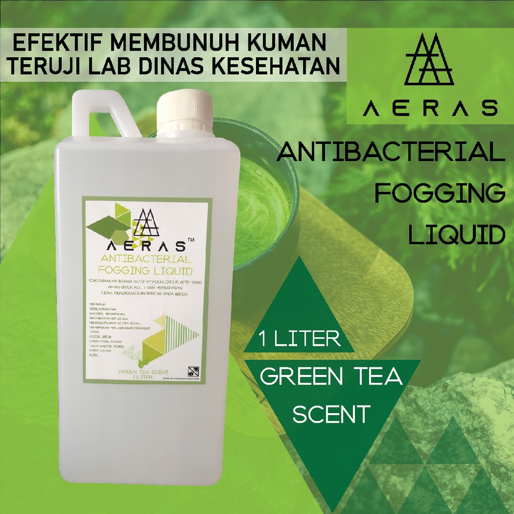 Cairan Fogging Aeras Antibacterial Fogging Liquid - 1 Liter