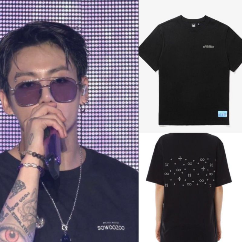 TSHIRT KAOS JUNGKOOK BTS BLACK SOWOOZOO