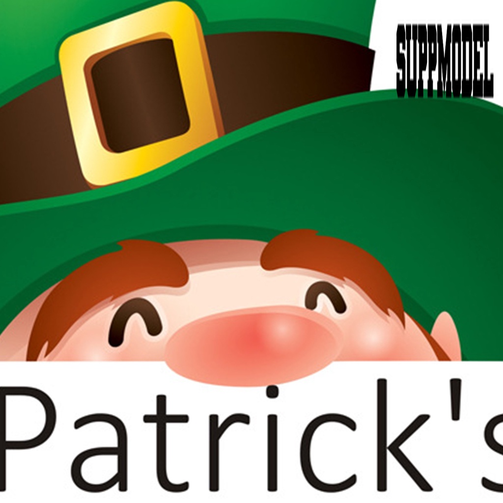 Stiker Jendela Mobil Motif Tulisan Happy St Patricks Day DIY