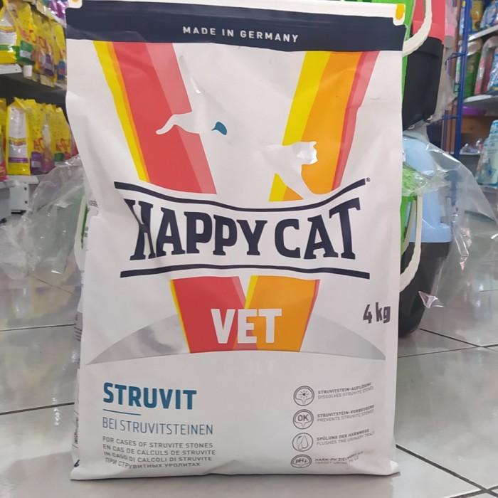 Happy Cat VET STRUVIT Adult Kemasan 4KG Dry Food