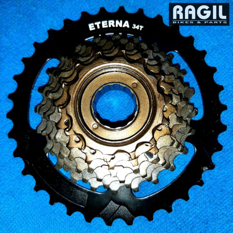 SPROKET FREEWHEEL GIR SUSUN DRAT ULIR 7 SPEED MEGARANGE ETERNA
