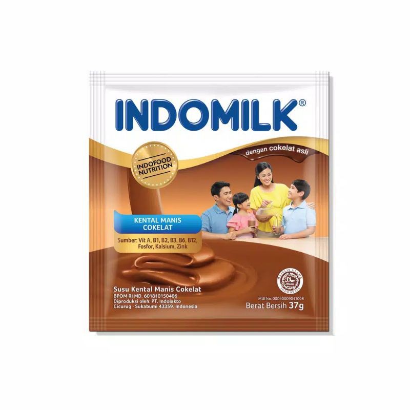 

Susu Kental Manis Indomilk Choco 37gr Renceng isi 6pcs