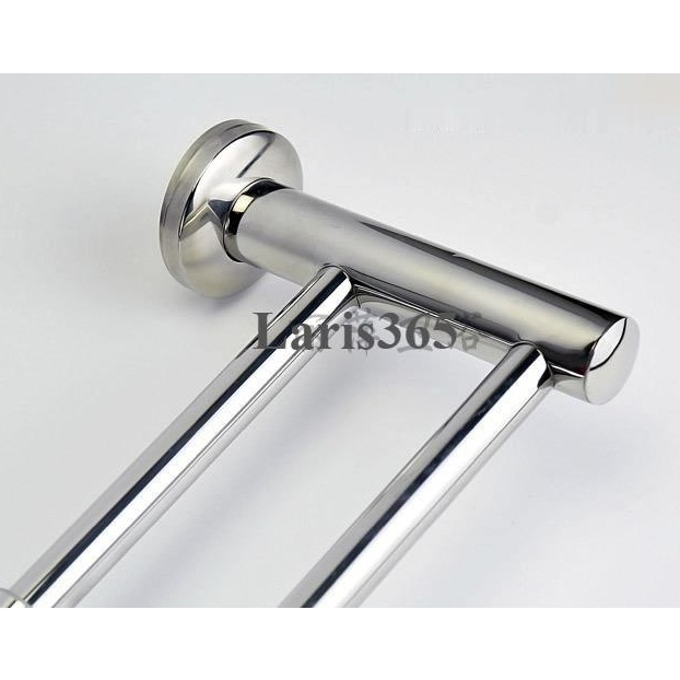 304 Stainless Steel Handuk Bar Batang Tunggal Double Rod Rak Handuk Cerah Kamar Mandi Kamar Mandi Liontin Handuk Bar