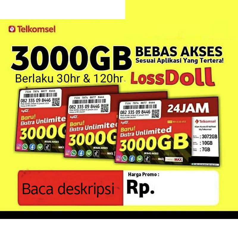 Telkomsel Unlimited (4bulan)