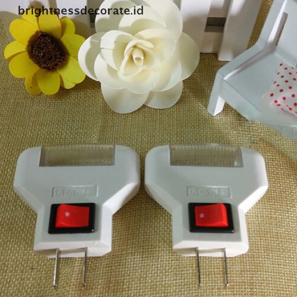 Lampu Malam Led Plug-In The Power Warna Putih Untuk Samping Tempat Tidur