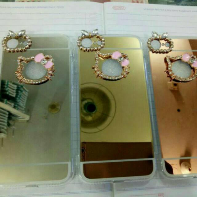 Softcase tpu mirror hello kitty iphone 7