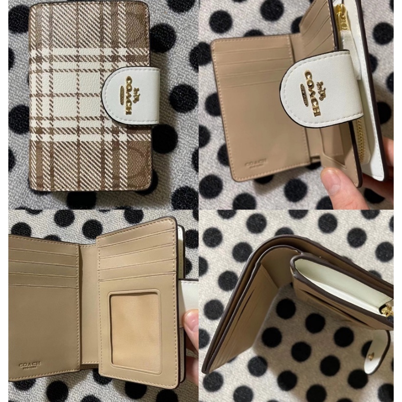 （grab）all ada C3773 C3375 C3452 C4117 C6011 coach New Style MEDIUM CORNER ZIP WALLET IN SIGNATURE CANVAS