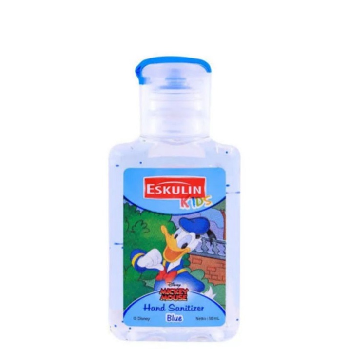 Eskulin Kids Hand Sanitizer Gel [50mL] Blue,