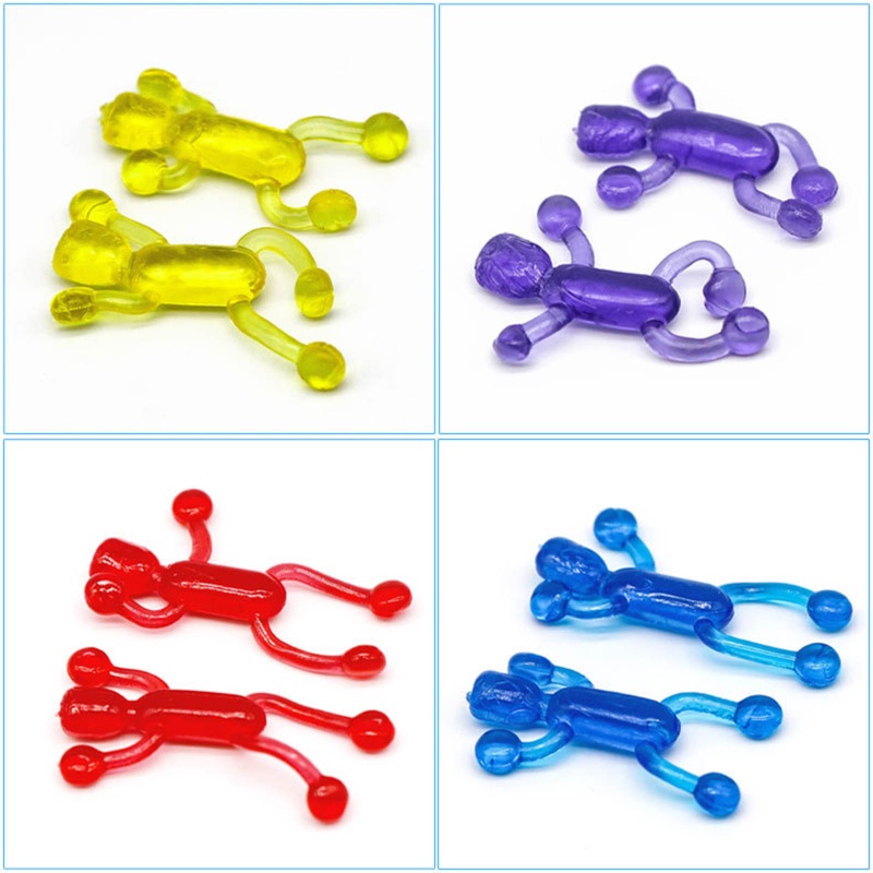 Mary Squishy Little Man Toy Sticky Fidget Sensory Decompressing Toy Permainan Lempar Keluarga