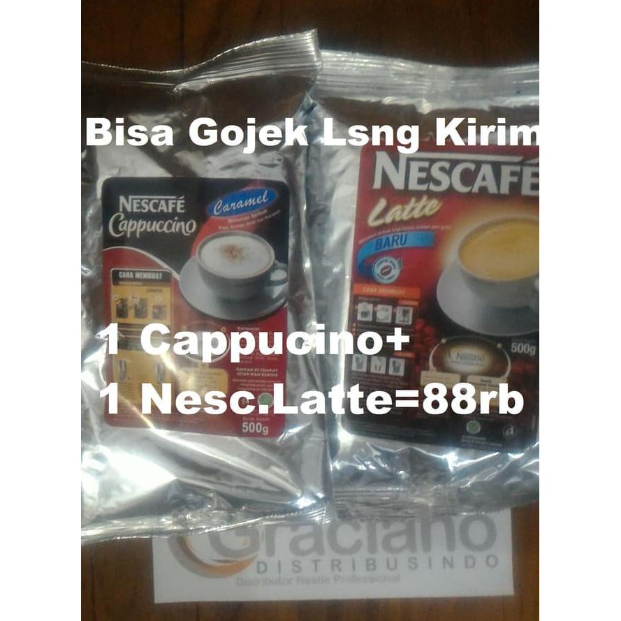 

45E5 Promo Paket Nescafe Latte + Cappuccino Cappucino Capucino Murah Tsel