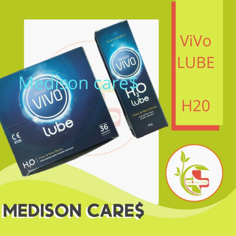 vivo H2O lube sensitif pelumas pria