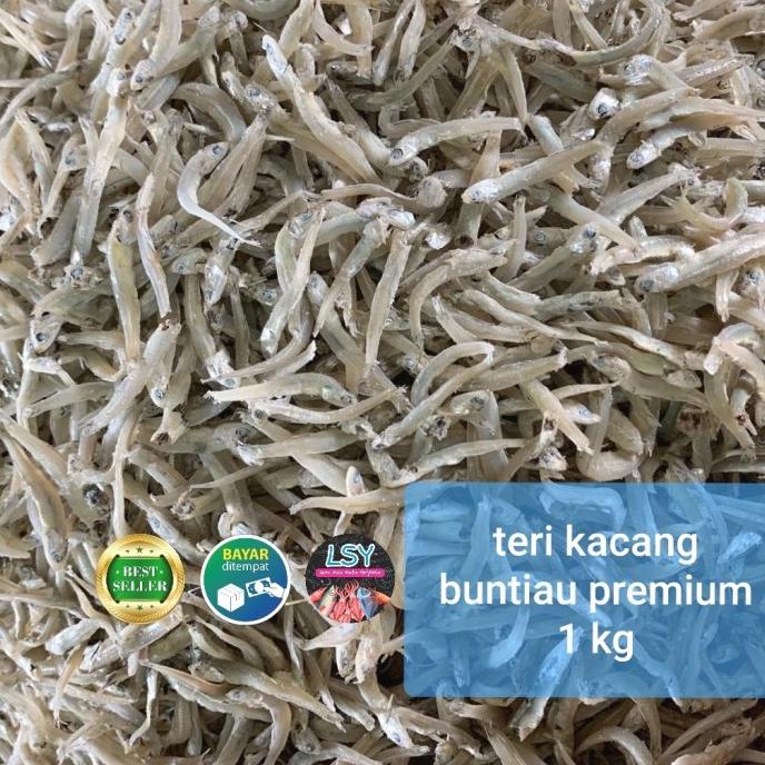 

[COD] ikan asin teri kacang / buntiau premium 1kg [COD]