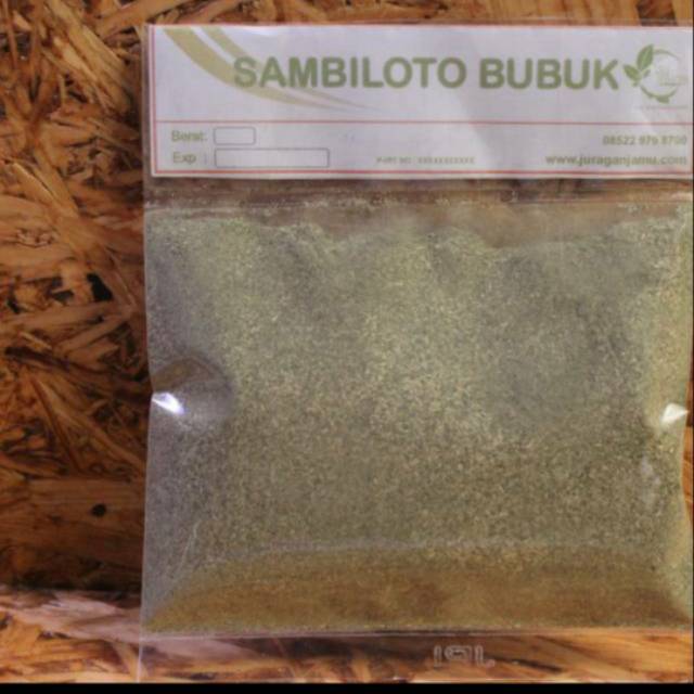 

Sambiloto bubuk organik serbuk murni 1 kg / 1000 gram