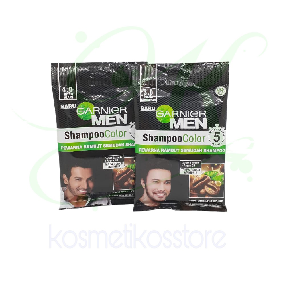 GARNIER MEN SHAMPOO COLOR/ GARNIER MEN CAT RAMBUT
