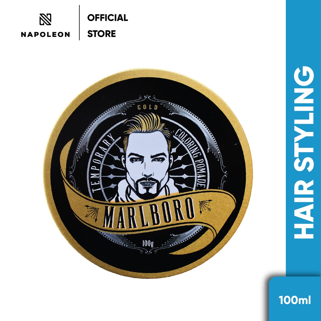 Pomade Warna Tidak Permanen Marlboro Gold Color - 100 g