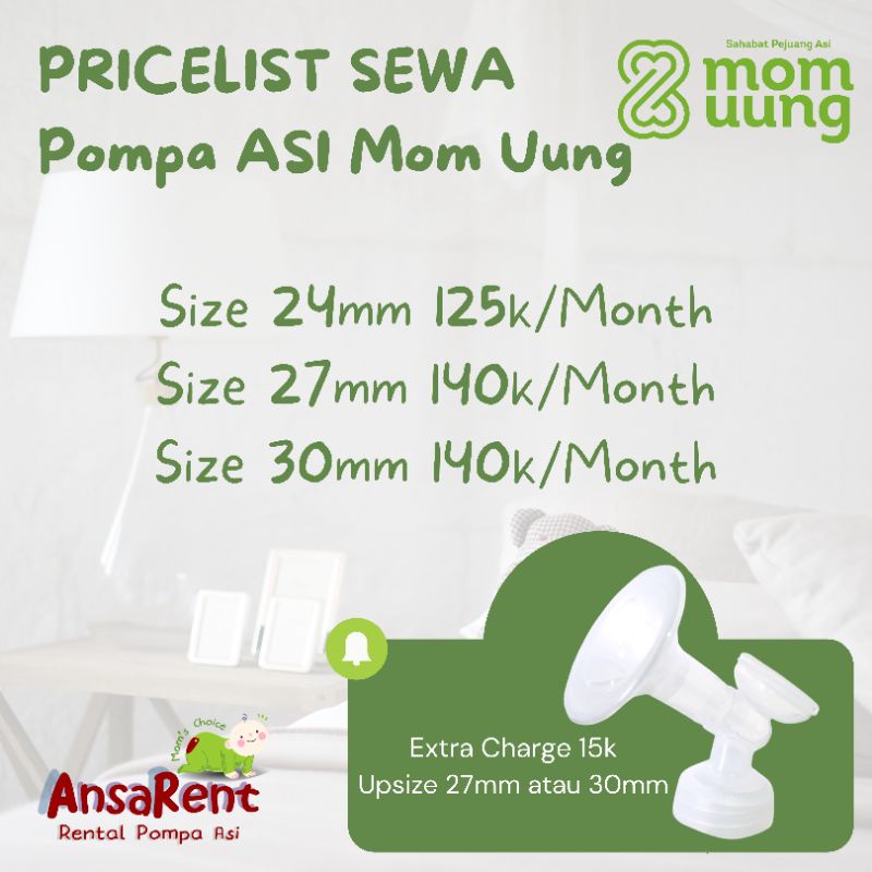 Sewa Handsfree Mom Uung Sewa Pompa asi Portable Mom Uung ISI FORM DULU