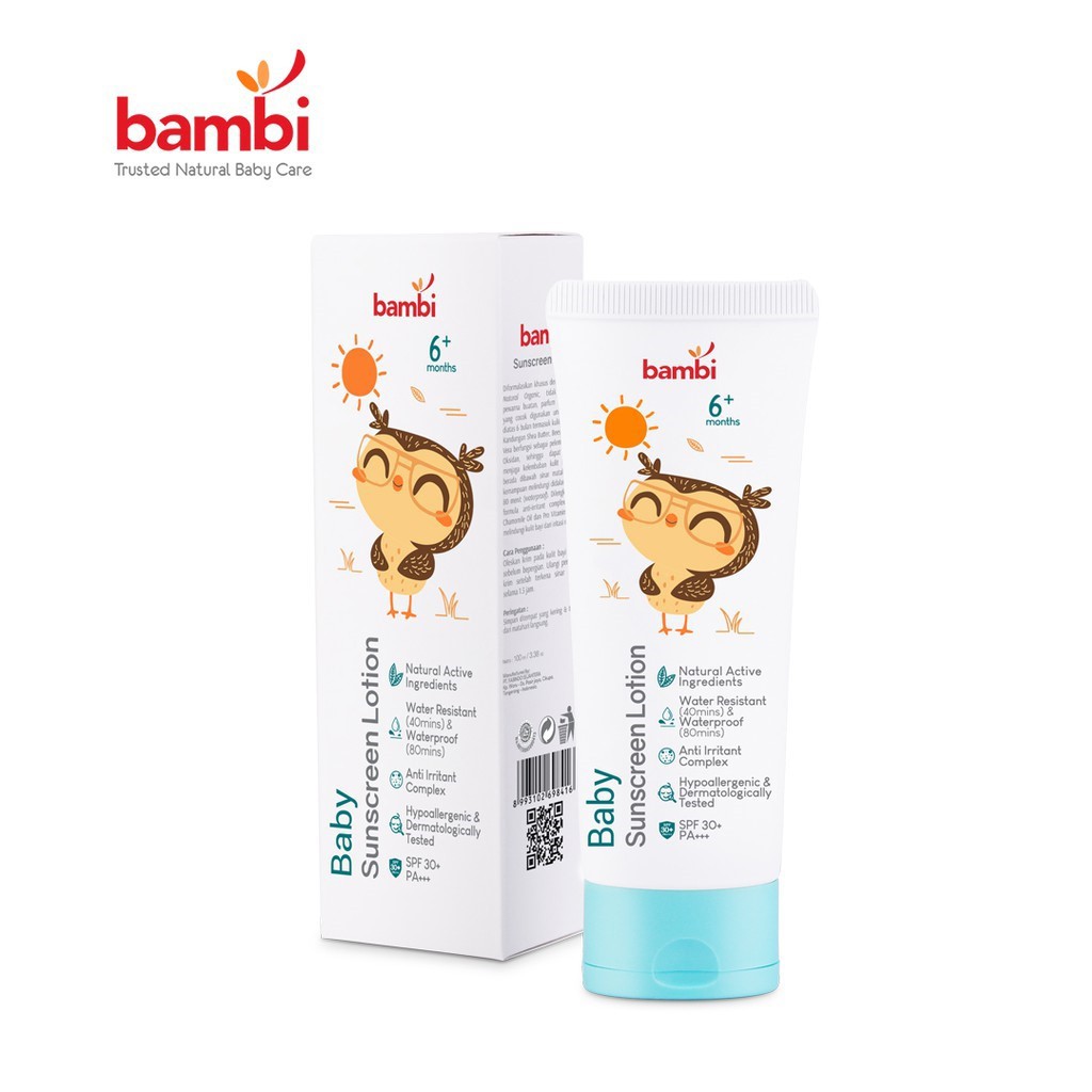 Bambi Baby Sunscreen Lotion - 100mL
