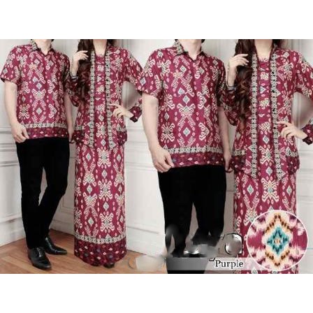 Batik Couple (Gamis baju couple, Batik Kapel, Batik Pasangan) AK45