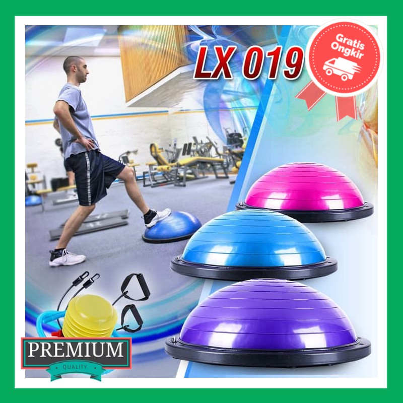 Dijual Bosu Ball Balance Step Trainer Bola Yoga Fitness Balancing Step Speeds Limited