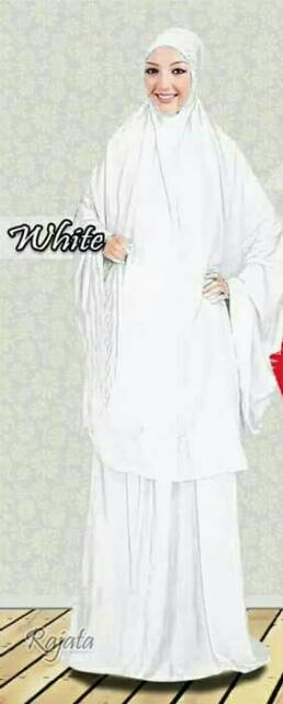 Mukena katun rayon polos warna jumbo K 02