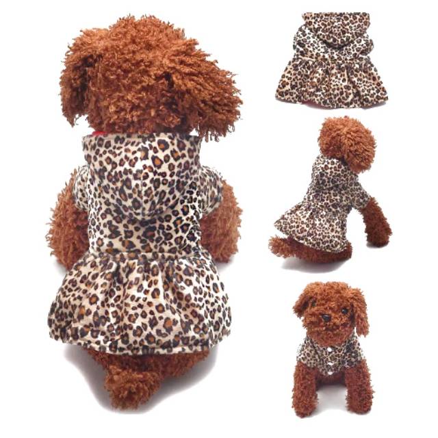 Baju Kostum Dress Tutu Dua Sisi Anjing Kucing Betina Ukuran L