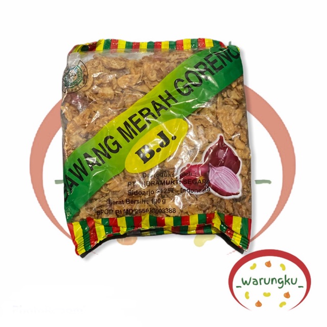 Bawang Merah Goreng BJ 100gr Enak