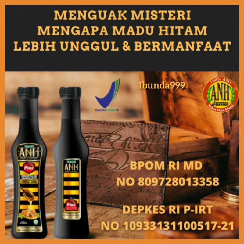 Madu Pahit Anh Original/Madu Pahit Plus Sambiloto/Madu Pahit Tyara/Madu Hitam Pahit Anh