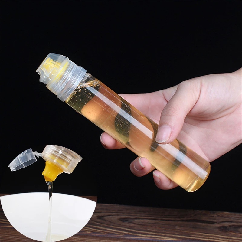 Botol Dispenser Madu / Sirup / Cuka / Minyak Portabel Bahan Plastik Ukuran 90ml Untuk Dapur