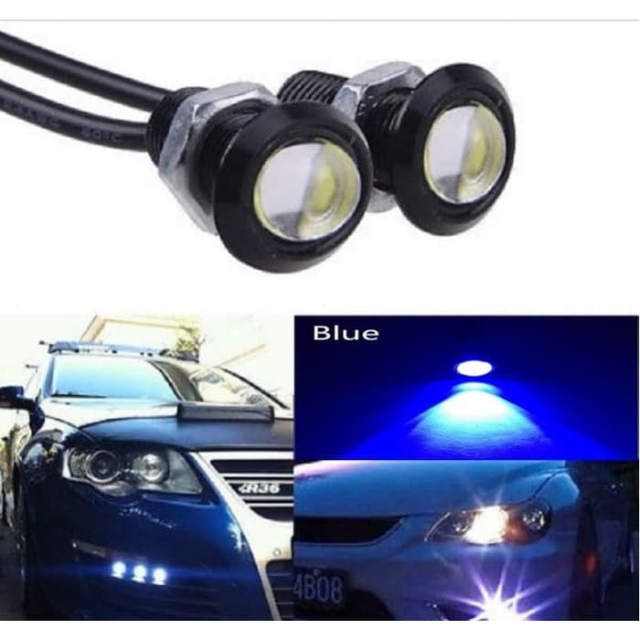 BAUT MATA ELANG EAGLE EYE 23 MM HIGH QUALITY SUPER BRIGHT / LAMP DRL LED MATA ELANG EAGLE EYE 12V 23 MM LAMPU DEKORASI MOBIL MOTOR