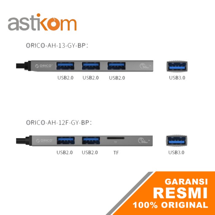 Orico AH12F TypeC Hub 3 ports + Card reader TF Micro AH-12F