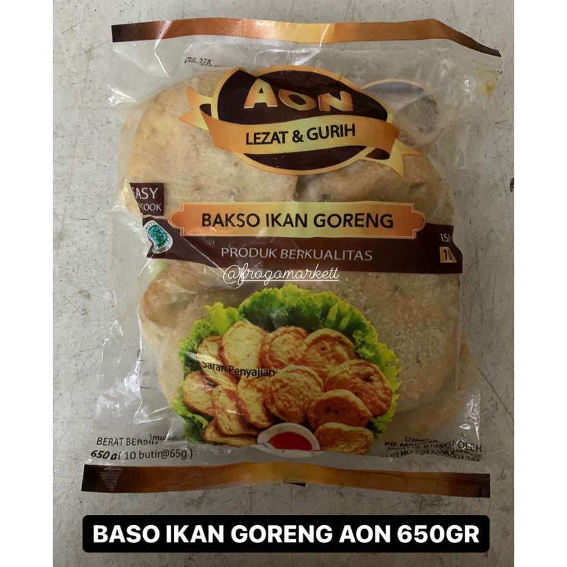 

Baso Ikan Goreng Gepeng Aon Bakso Empiang 650gr (Isi 10)