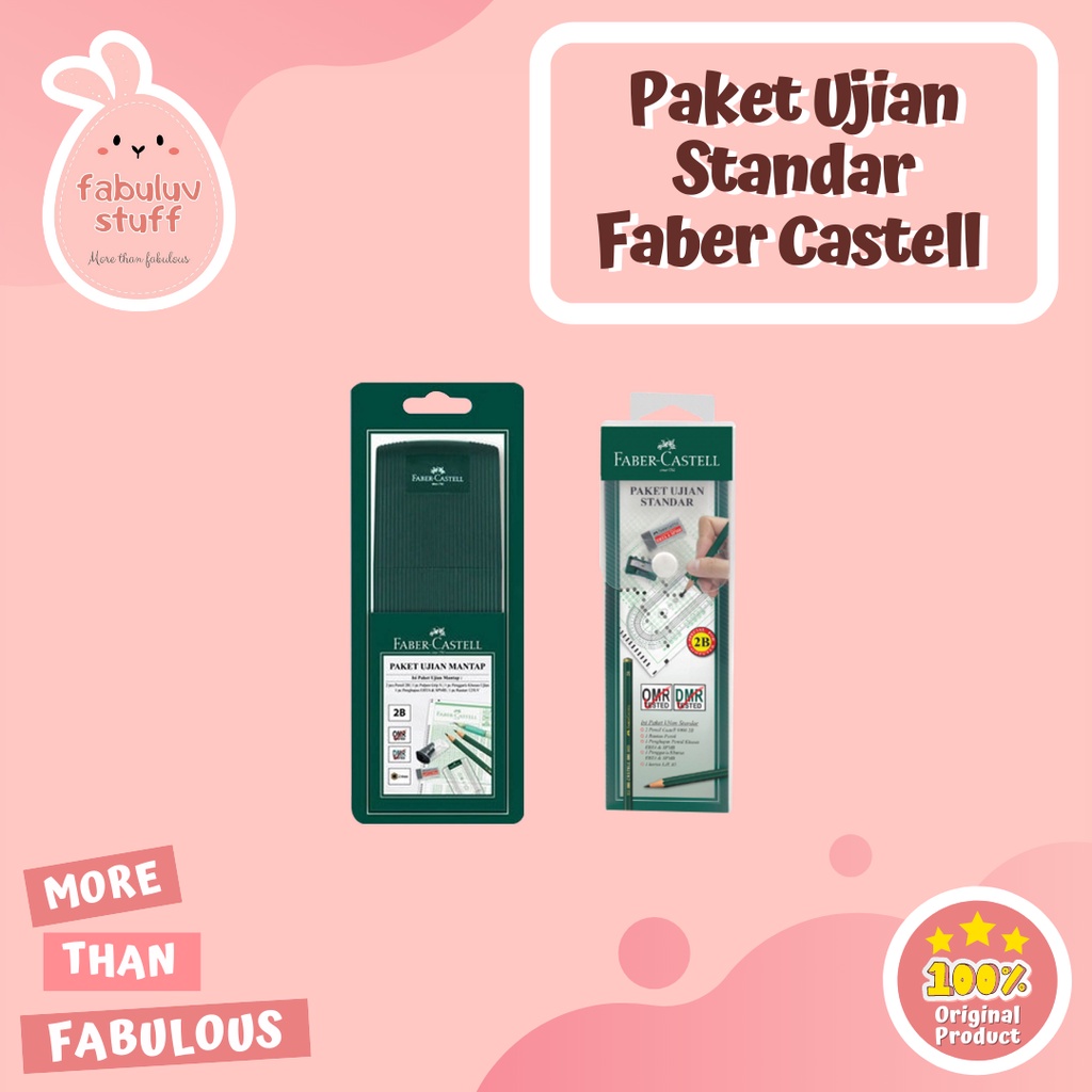 

ATK ~ Paket Ujian Faber Castel 2B Mantap dan Standar