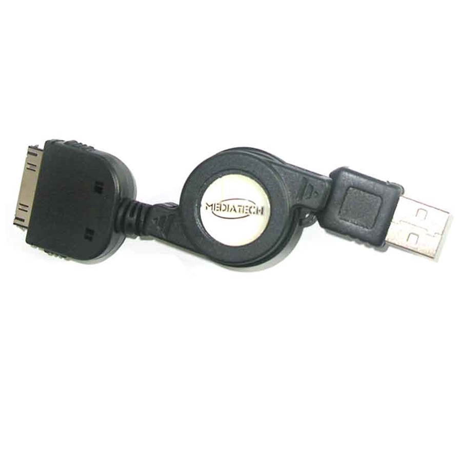 Kabel usb to Ipod MCS -010 Retracable USB TO iPod/4G/4S - 66917