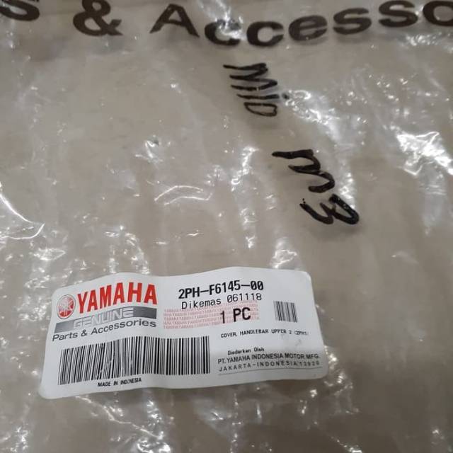 Batok belakang mio m3 hitam orisinil hgp