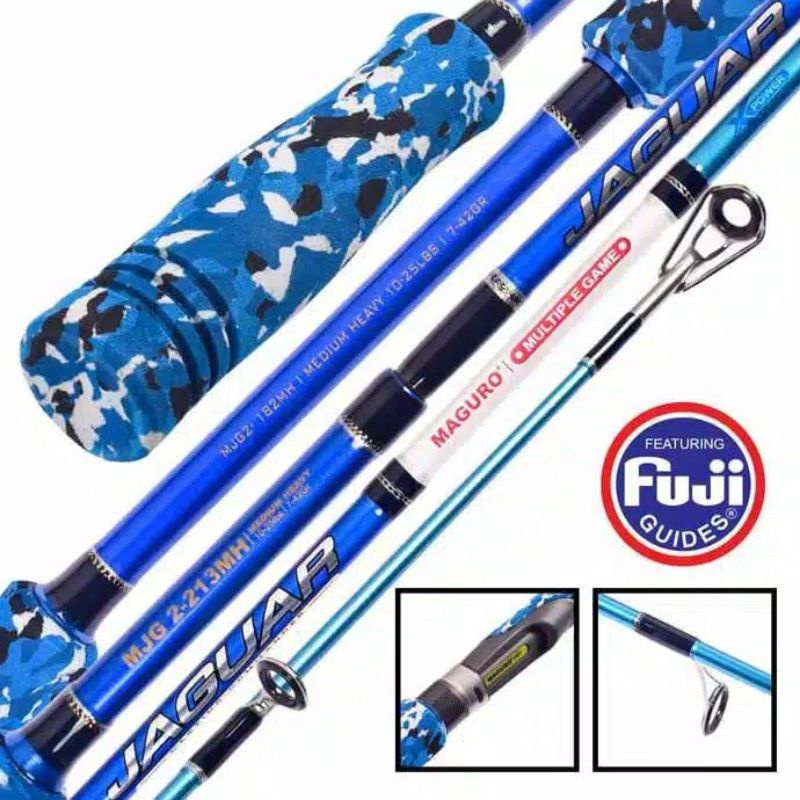Joran Maguro Jaguar | Ring full Fuji | Ada 2 butt | Casting expert | Butt joint | Laut