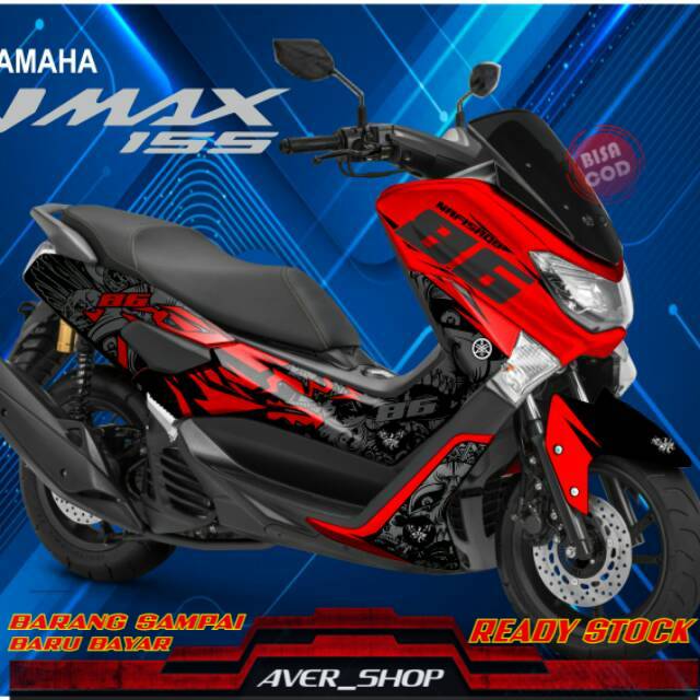 Decal nmax old 155 full body Striping motor nmax 155 Sticker motor variasi