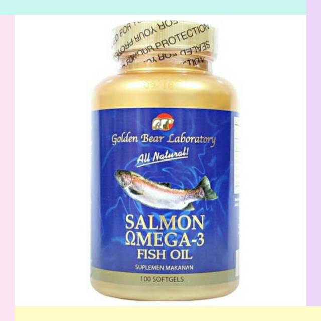 GOLDEN BEAR SALMON OMEGA-3 FISH OIL BPOM