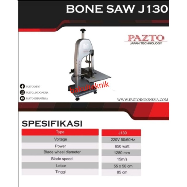 mesin potong daging dan tulang mesin bone saw mesin meat saw