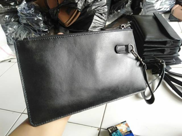 Dompet wanita kulit asli garut / Hand bag cowo cewe berbahan kulit sapi pull up