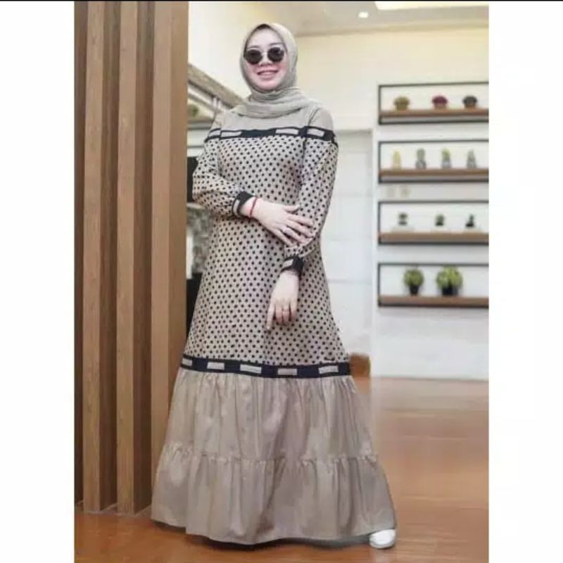 Arumi dress maxi baju gamis pakaian wanita fashion muslim