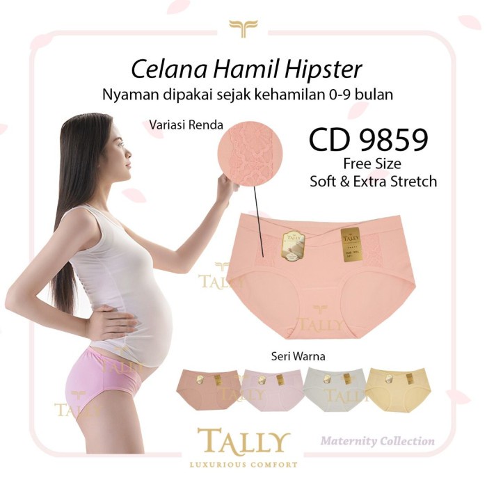 CD Hamil Celana Dalam Hamil Variasi Renda Tally 9859B CD Maternity