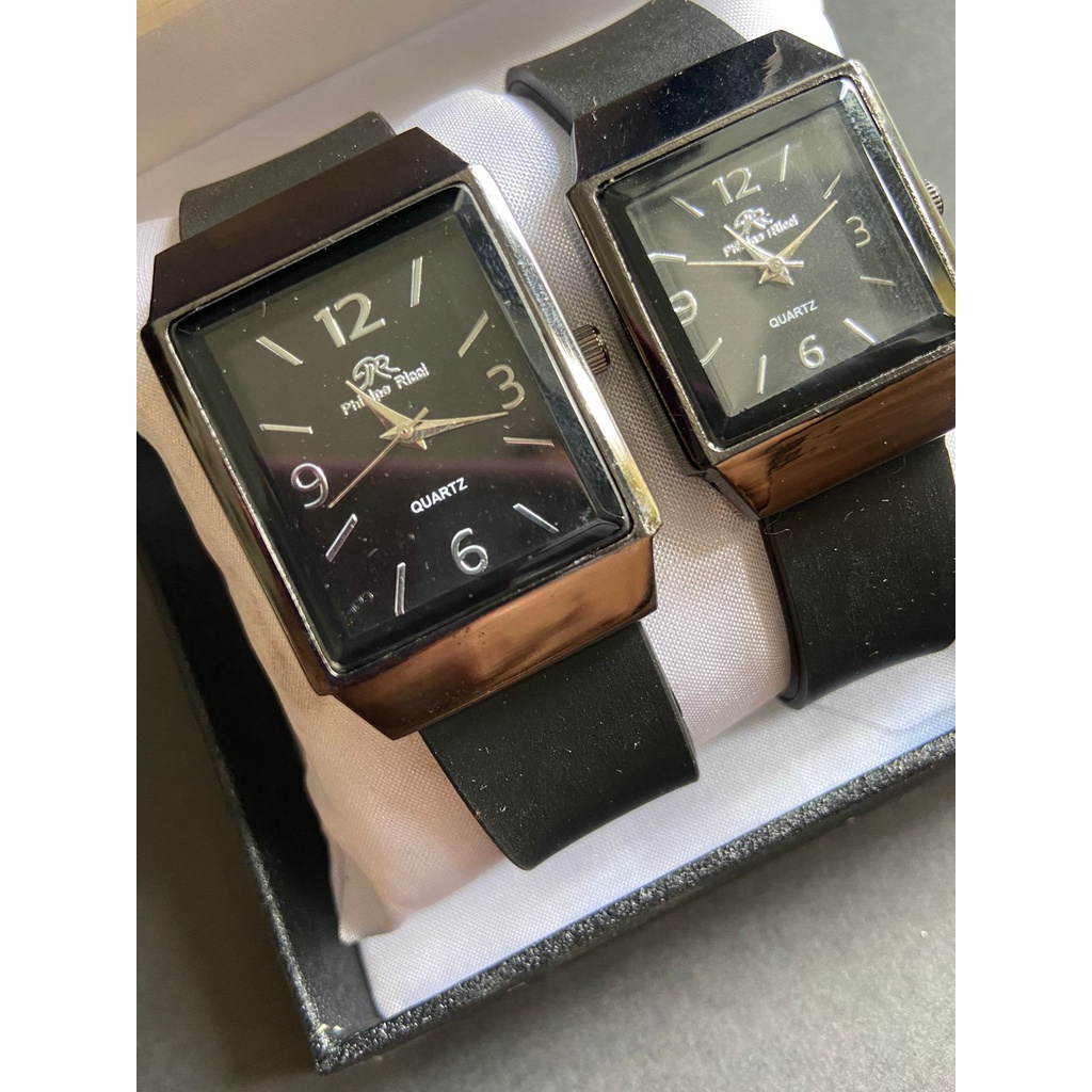 JAM TANGAN RIKI COUPLE MURAH RUBBER ANALOG CASUAL PERMIUM IMPORT GROSIR PRIA WANITA