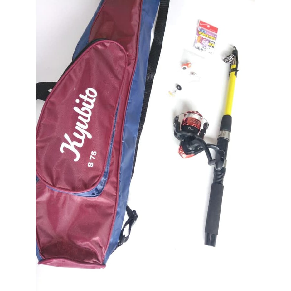 pancing set (joran+reel+tas pancing)