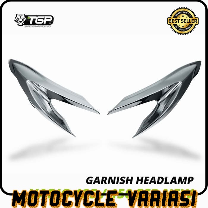 TGP Garnish lampu chrome honda new vario 150