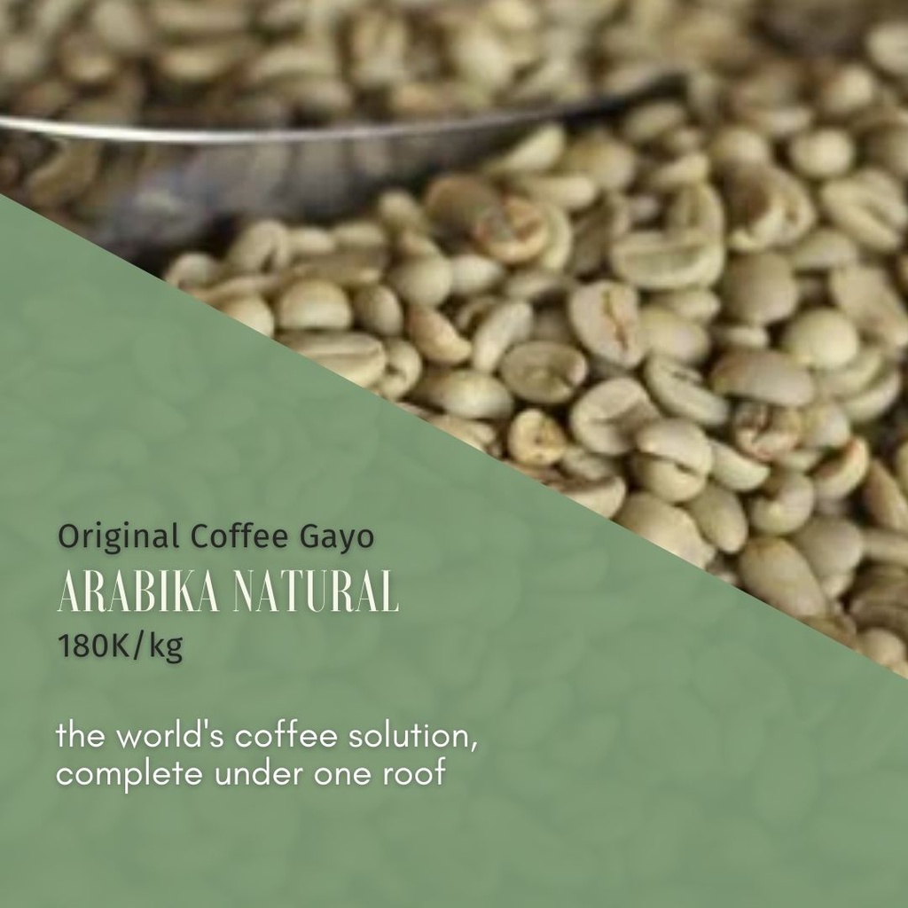 

Original Coffee Biji Kopi Gayo Arabica Natural Process 1000 gram