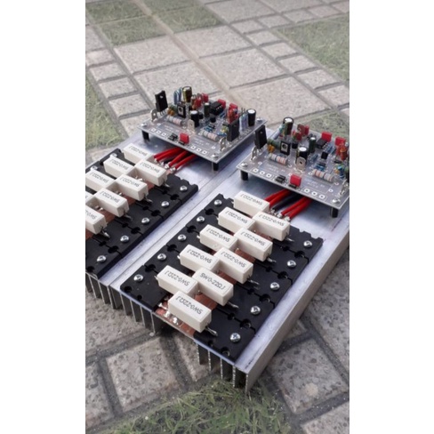 Kit Socl 506 lengkap tr 5 final toshiba driver super ocl 506 lengkap thosiba dan heatsink Driver kel