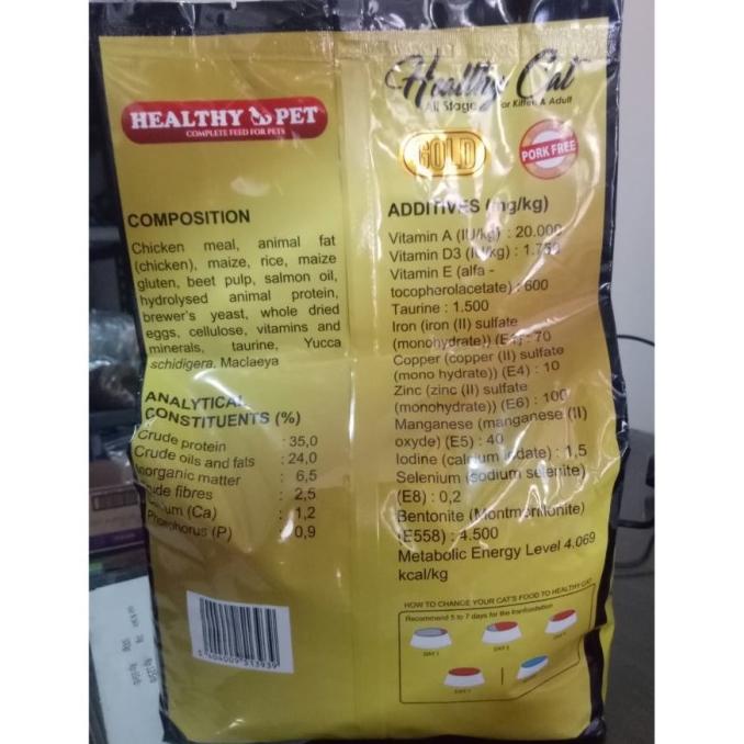 Healthy Pet Cat Food 7.5Kg 7,5 Kg For Kitten And Adult Pork Free