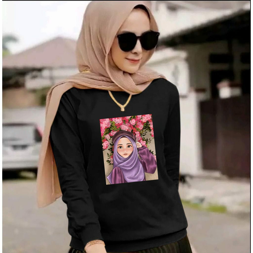 BISA COD/JHOSE/SWEATER HIJAB 3/SWEATER LENGAN PANJANG/TERLARIS