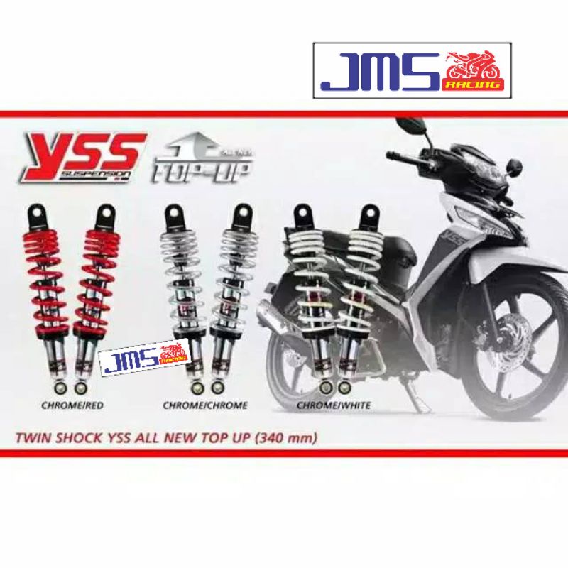 shock breaker yss top up ukuran 280/340 rxk vega fizr suprax blade supra fit tiger revo absolute cb150