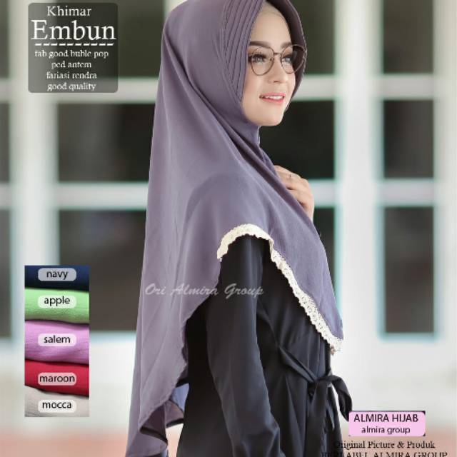 KHIMAR EMBUN BY ALMIRA HIJAB